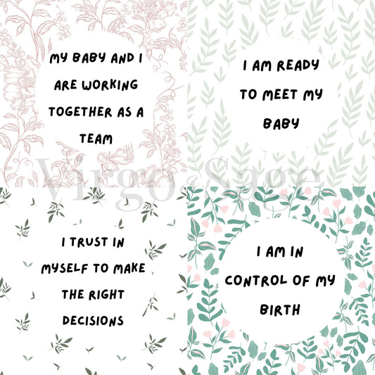 FREE Birth Affirmation Printables