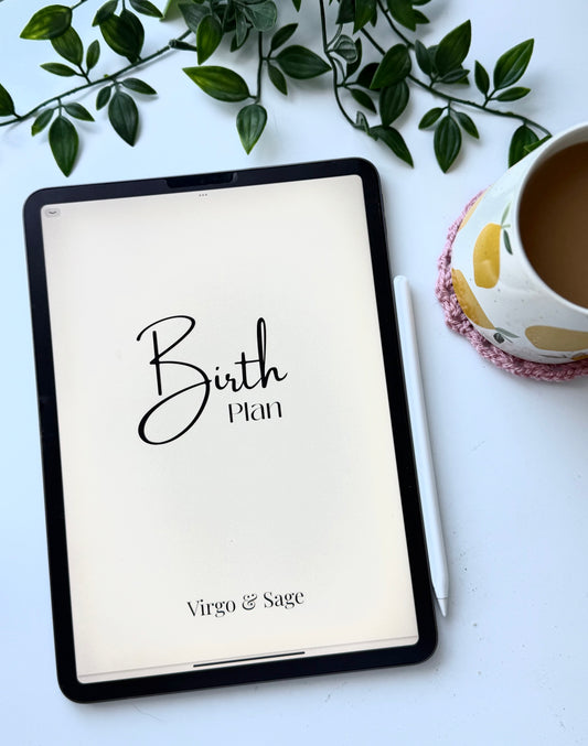 FREE Birth plan booklet download